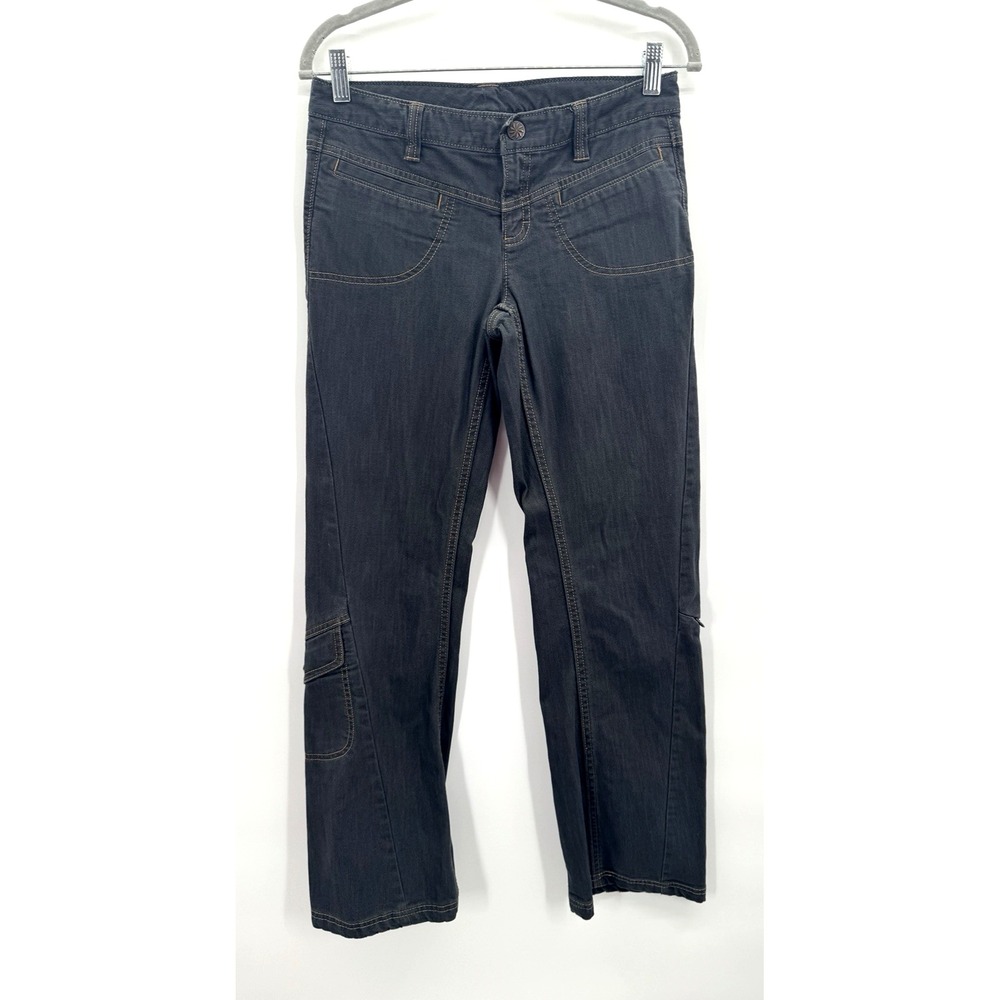 Athleta Jeans Schoeller 2P Cargo Dry Dipper Pant Low Rise Gorp Outdoors Hiking